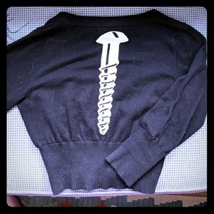 Betsey johnson screw sweater